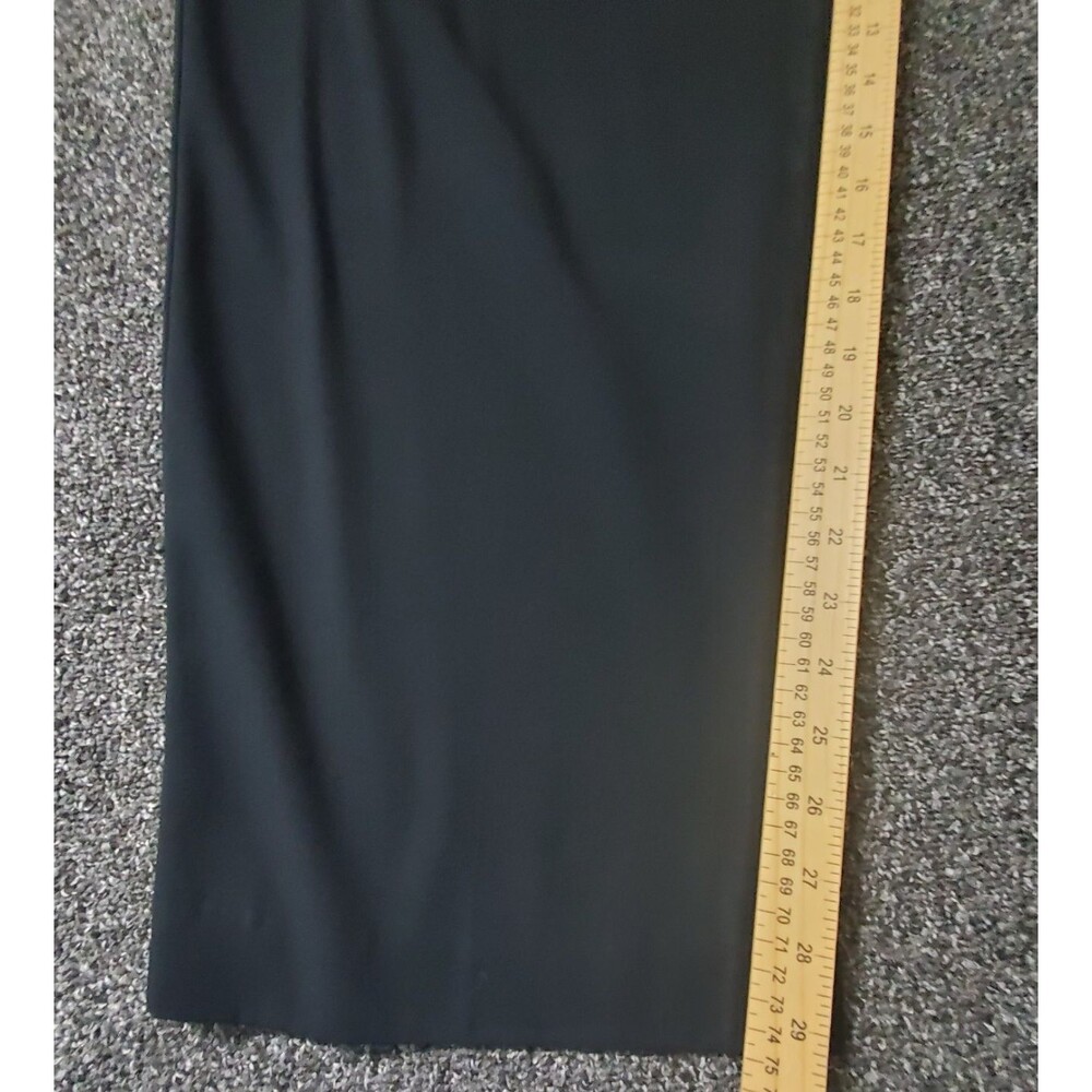 Venezia (Lane Bryant) Dress Pants Women's 22 Black High Rise Straight Pleated - Picture 5 of 11